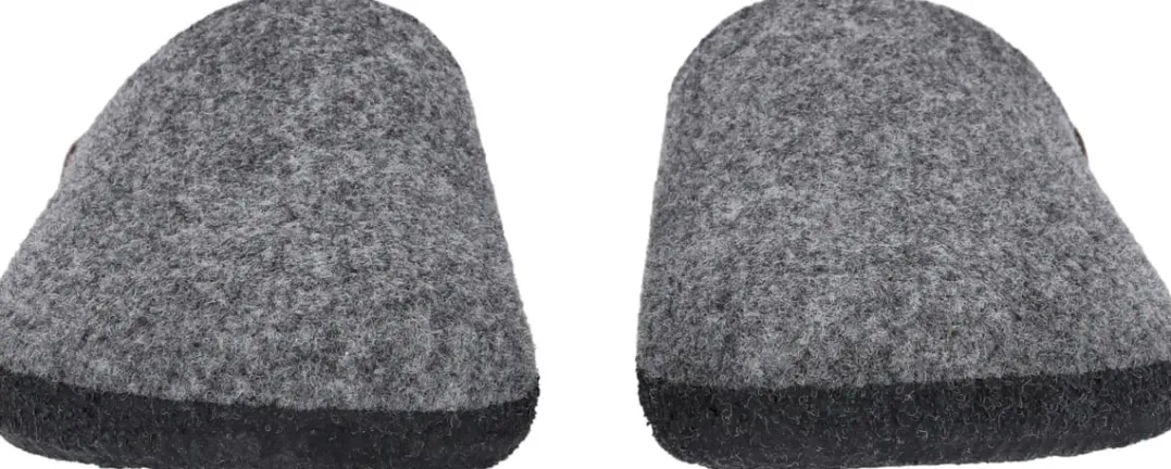 Whistler Tapai Uni Felt Slipper Dark Grey Melange