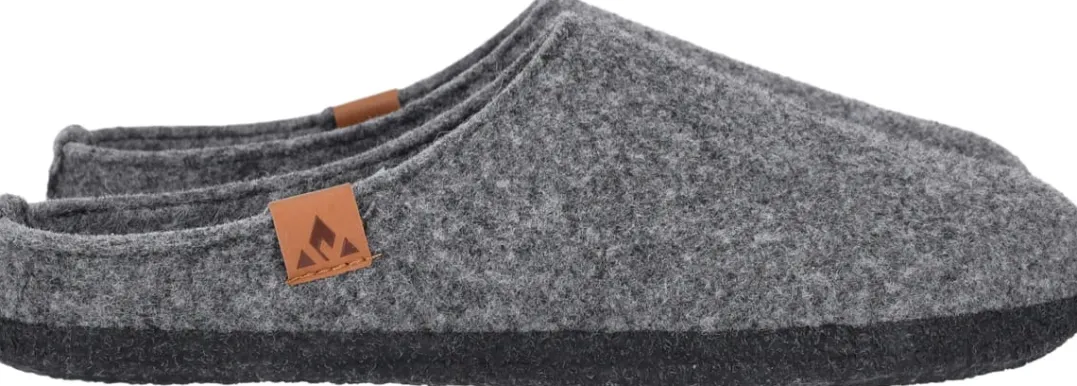 Whistler Tapai Uni Felt Slipper Dark Grey Melange