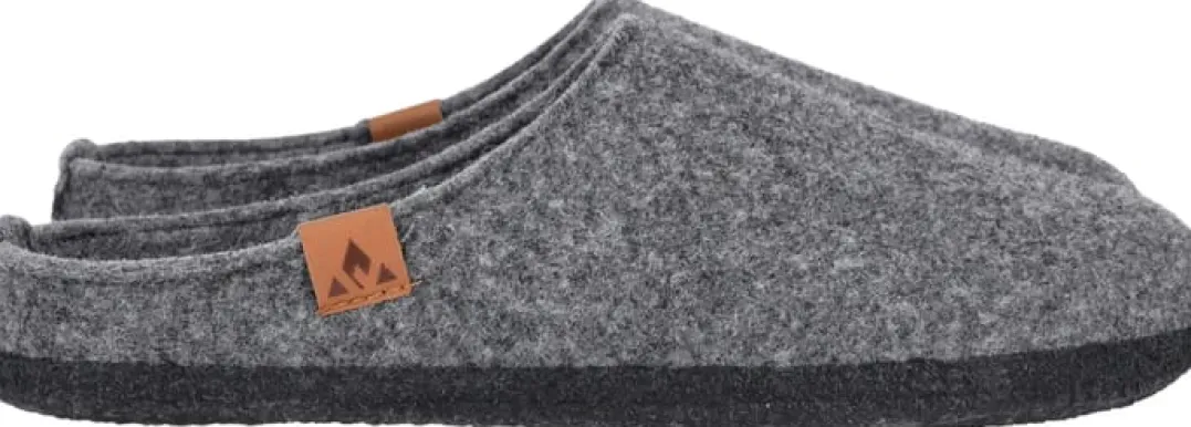 Whistler Tapai Uni Felt Slipper Dark Grey Melange