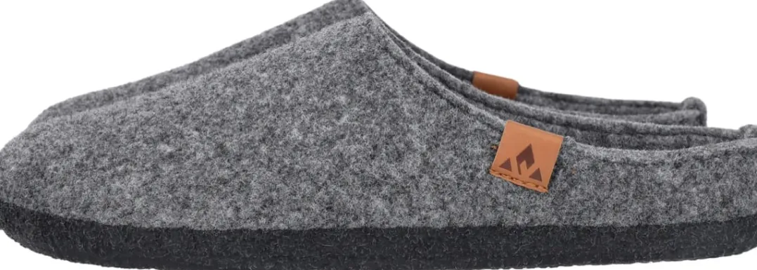 Whistler Tapai Uni Felt Slipper Dark Grey Melange