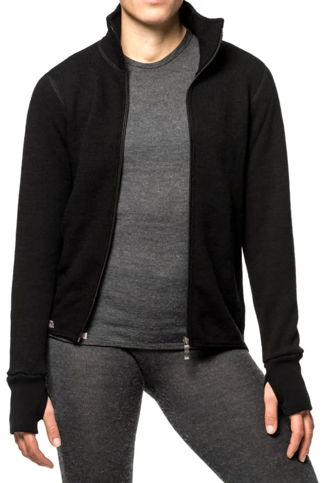 Woolpower Full Zip Jacket 400 Black