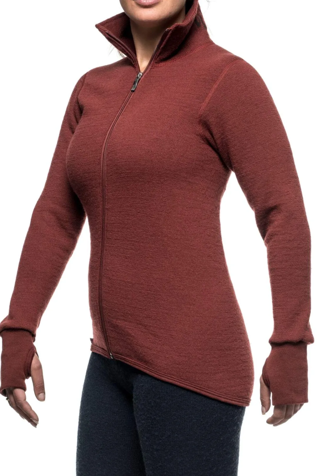 Woolpower Full Zip Jacket 400 Rust Red