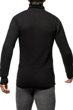 Woolpower Zip Turtleneck 400 Black