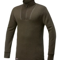 Woolpower Zip Turtleneck 200 Pine Green