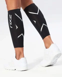 2XU Compression Calf Guard Black/Black