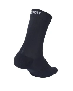 2XU Crew Socks 3 Pack Black/White