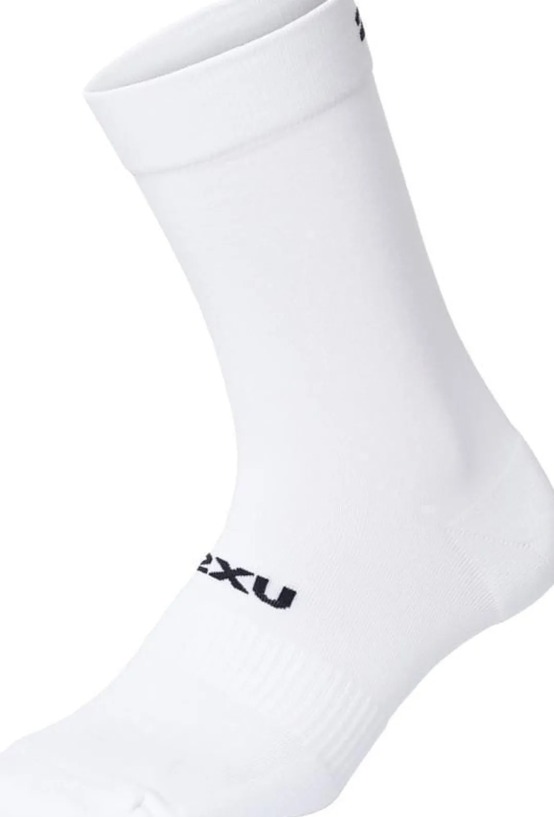 2XU Crew Socks 3 Pack White/Black