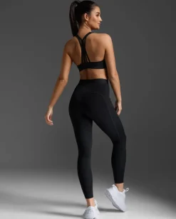 2XU Form Strappy Bra Black/black