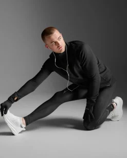 2XU Ignition Hyper-Haptic 1/4 Zip Black/silver Reflective