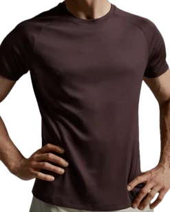 2XU Men'S Aero Mesh Tee Bark/black Reflective