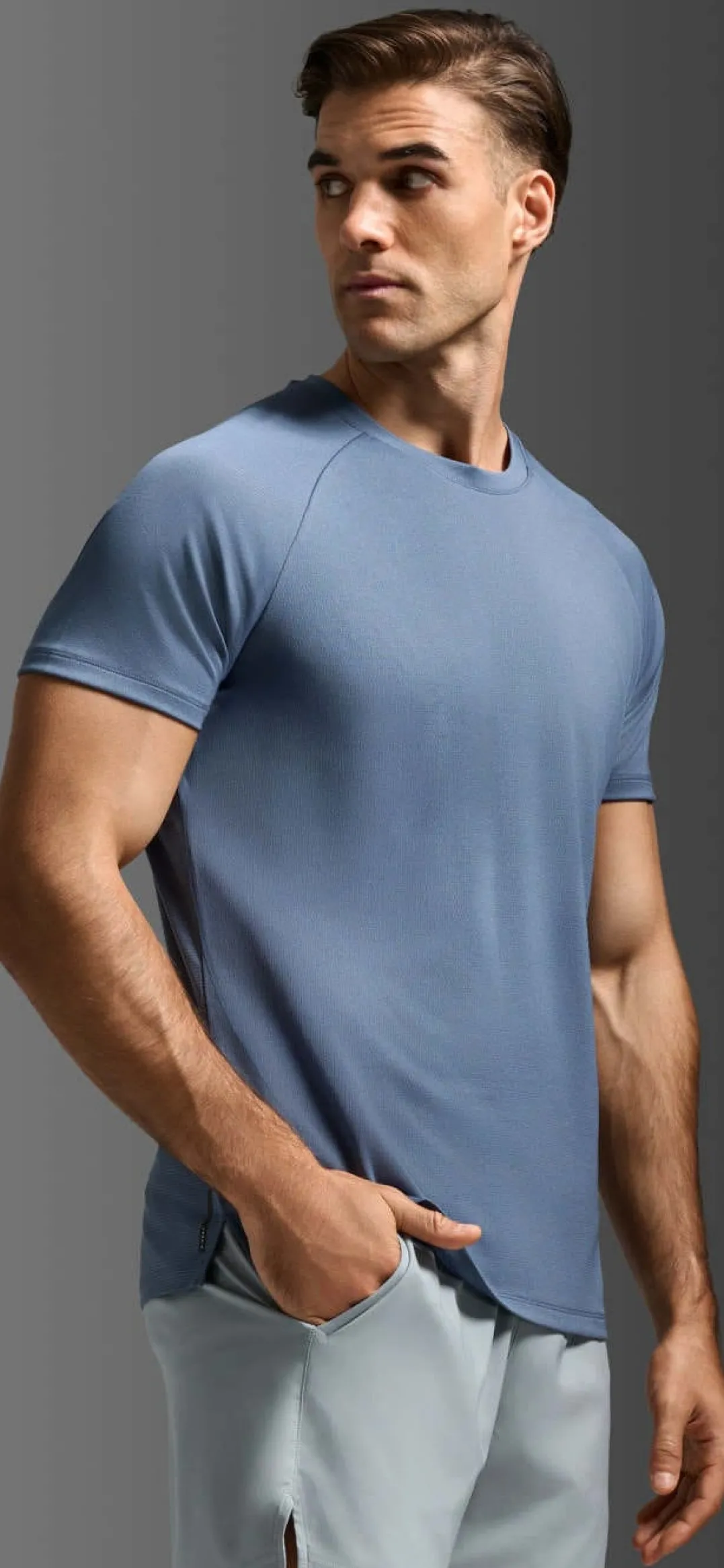 2XU Men'S Aero Mesh Tee Indigo/black Reflective