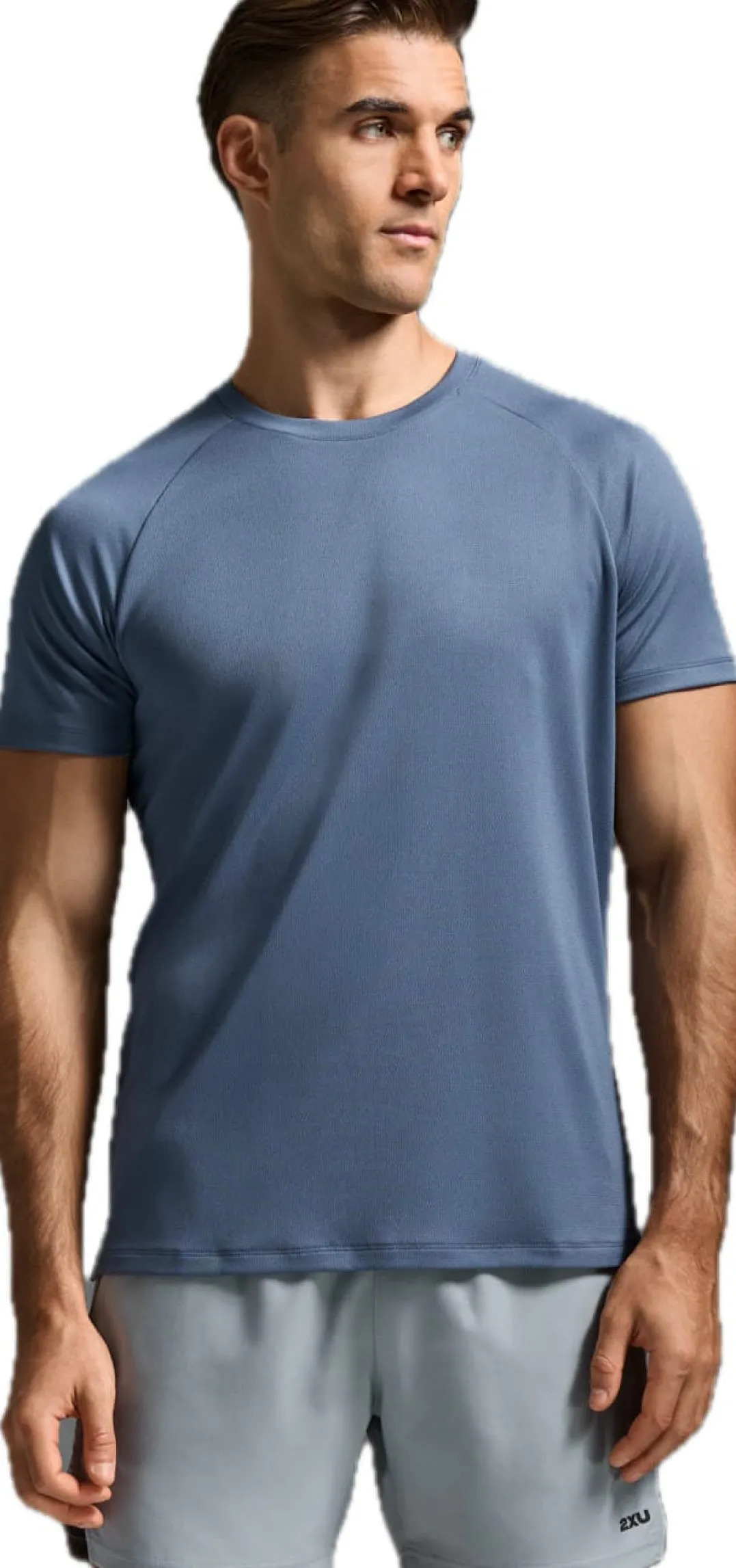 2XU Men'S Aero Mesh Tee Indigo/black Reflective