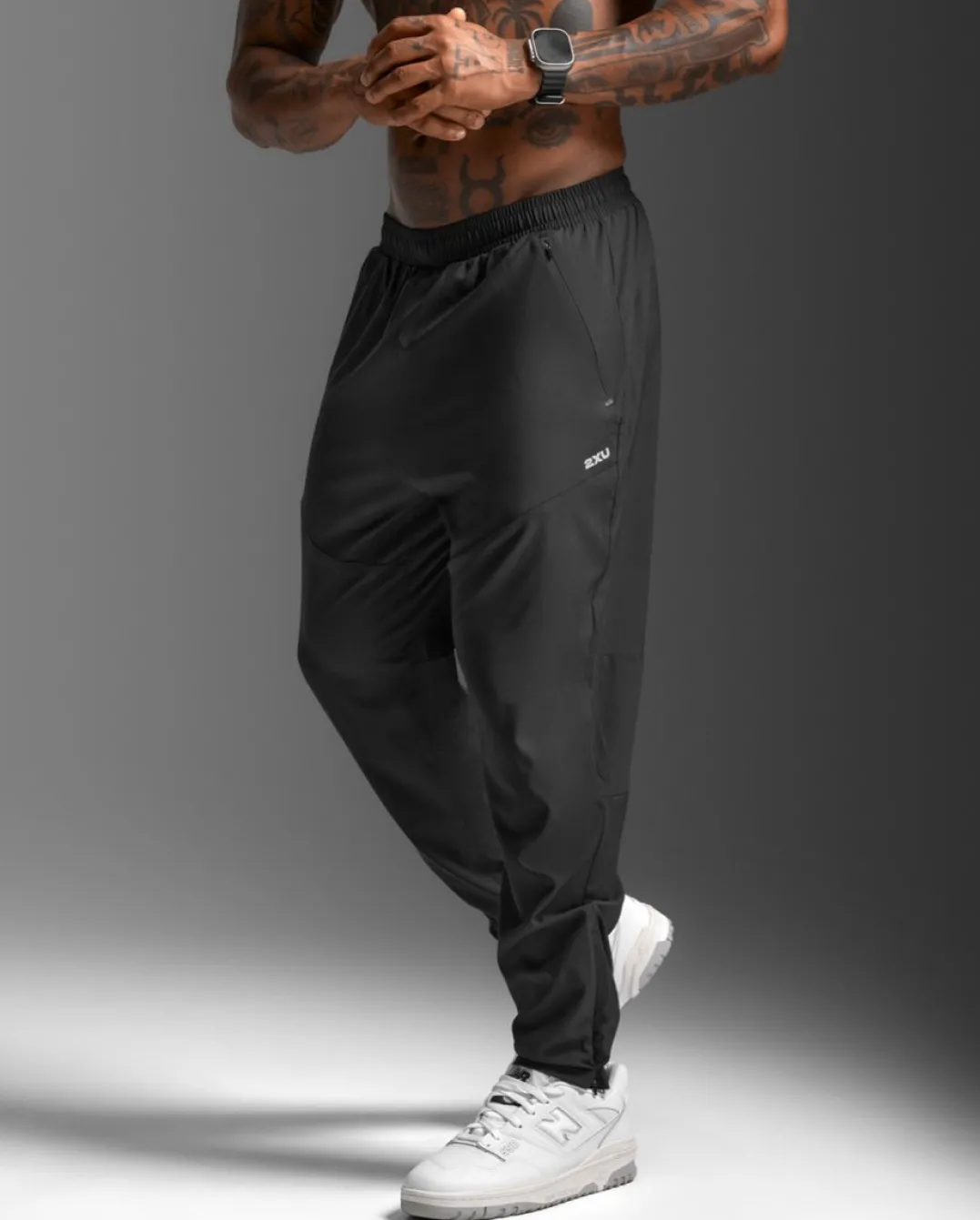 2XU Men'S Aero Woven Jogger Black/silver Reflective
