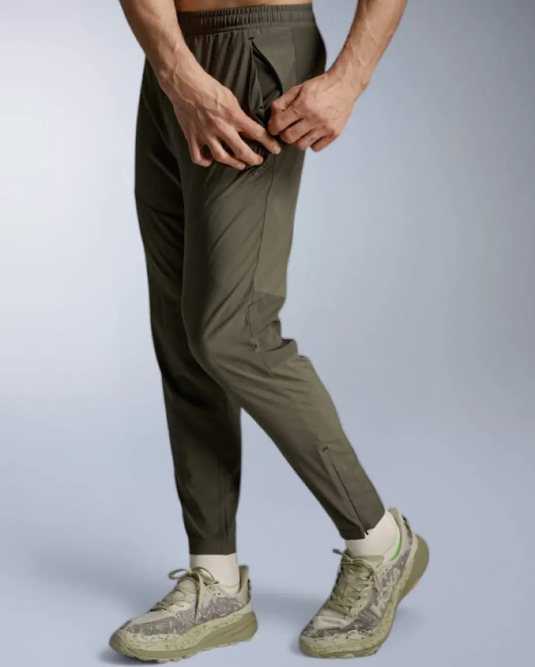 2XU Men'S Aero Woven Jogger Flint/black Reflective