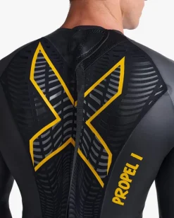 2XU Men's P:1 Propel Wetsuit Black/Ambition