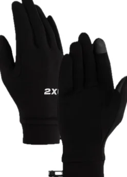 2XU Run Glove Black/silver Reflective