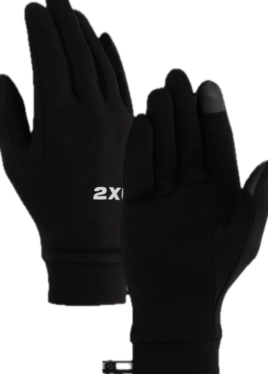 2XU Run Glove Black/silver Reflective