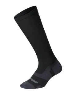 2XU VECTR Light Cushion Full Length Socks Black/Titanium
