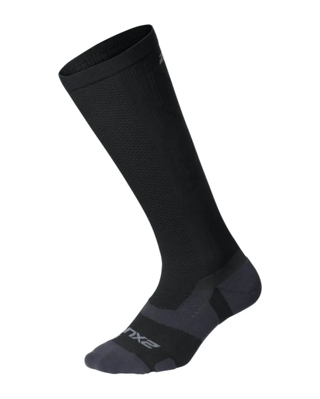 2XU VECTR Light Cushion Full Length Socks Black/Titanium