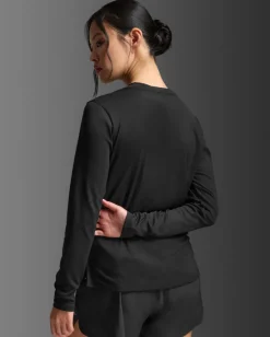 2XU Women'S Aero Mesh Long Sleeve Black/silver Reflective