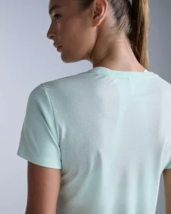 2XU Women'S Aero Mesh Tee Mint Dust/mint Reflective