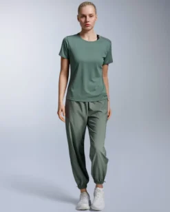 2XU Women'S Aero Mesh Tee Olive Leaf/olive Leaf Reflective