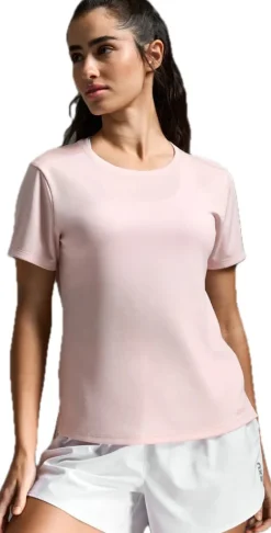 2XU Women'S Aero Mesh Tee Pink Frost/pink Frost Reflective
