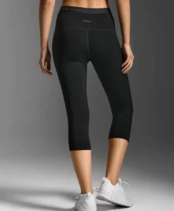2XU Women'S Form Stash Hi-Rise Compression 3/4 Tights Black/black
