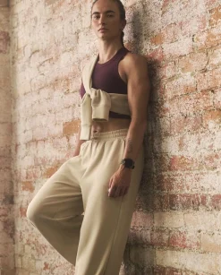2XU Women'S Wonderluxe Sand Washed Wide Leg Pants Mojave Desert/white
