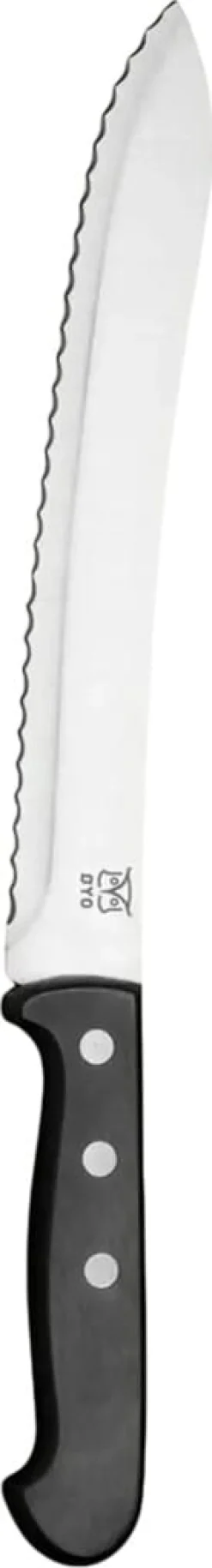 Øyo Budalen Brødkniv Sort Skaft, 21cm